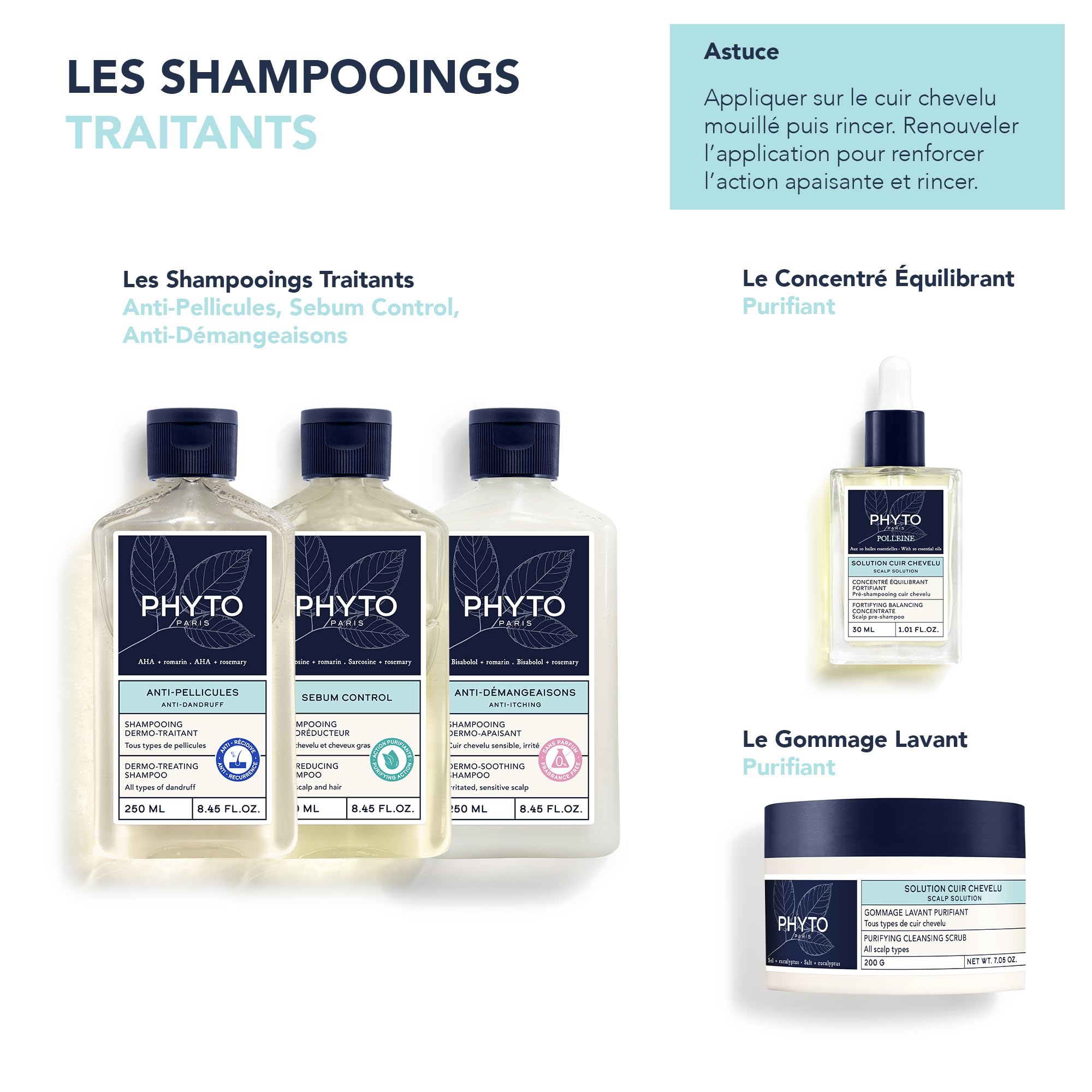 Szampon Phyto Paris ROZWIĄZANIA SKÓRY WŁOSÓW 250 ml