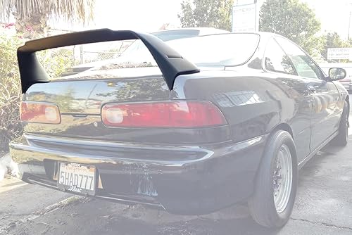 Para modelos Acura Integra DC2 1994-2001 | Mugen Gen.1 Estilo ABS Plástico Negro Mate Tapa Trasera Alerón SPOILER-002-ABS