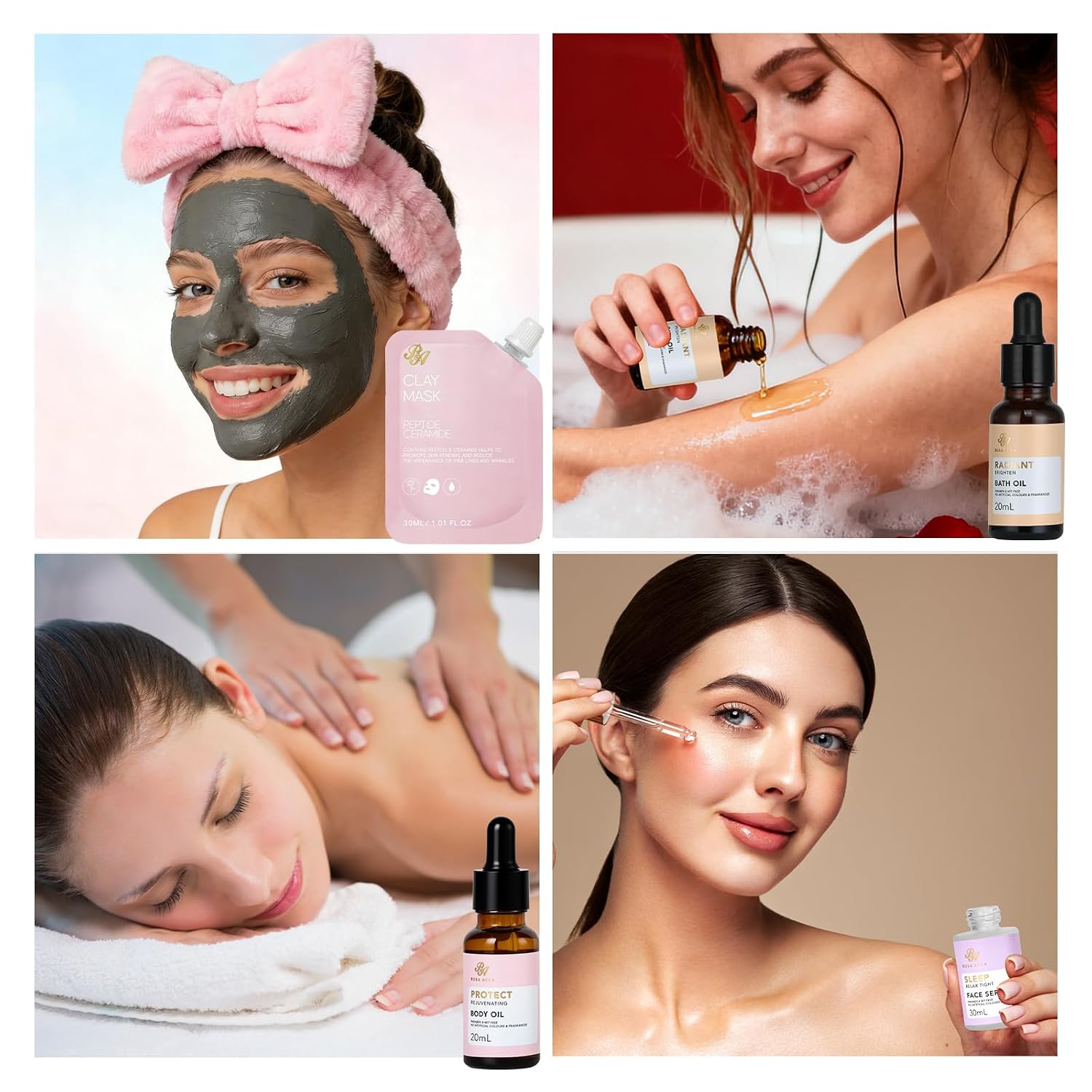 Mother's Day Gifts for Mom, 23 Pcs Hydrating Face Skin Care Set, Bath and Body Gifts Basket Set for Women, Anniversary, Self Care Gift Set, Present, Birthday Gift, Christmas, Anniversary, Teen, Wife