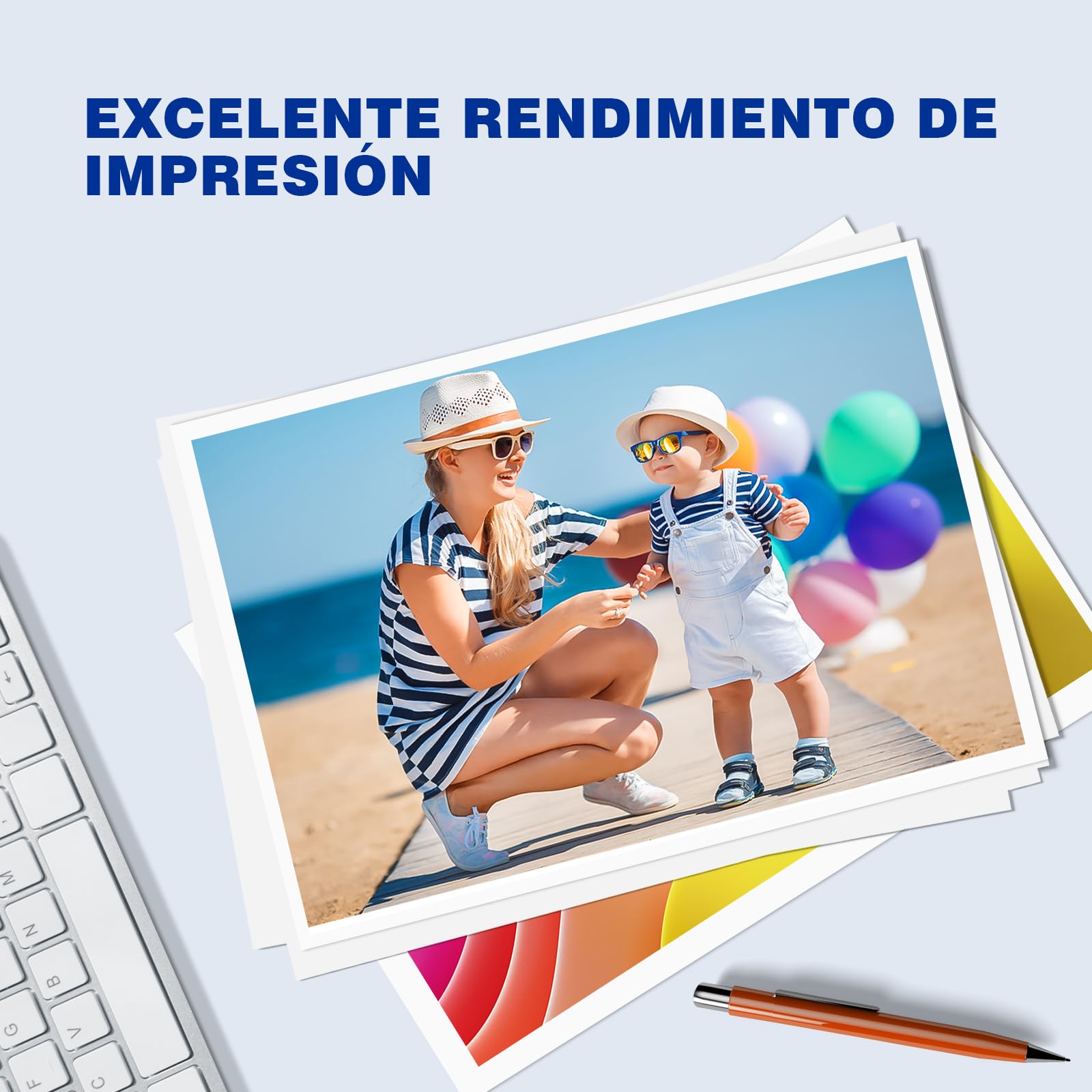 KINGWAY 924 Cartuchos de Tinta Compatibles con HP 924 para HP OfficeJet 8120e 8122e 8125e 8132e 8124e 8130e 8134e 8135e 8138e 8139e (4 Pack,Sin Chip) — view 8