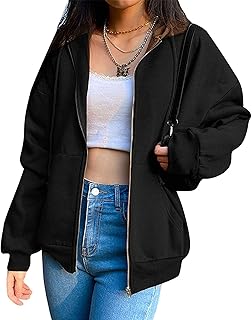 Amazon.co.uk: black oversized hoodie