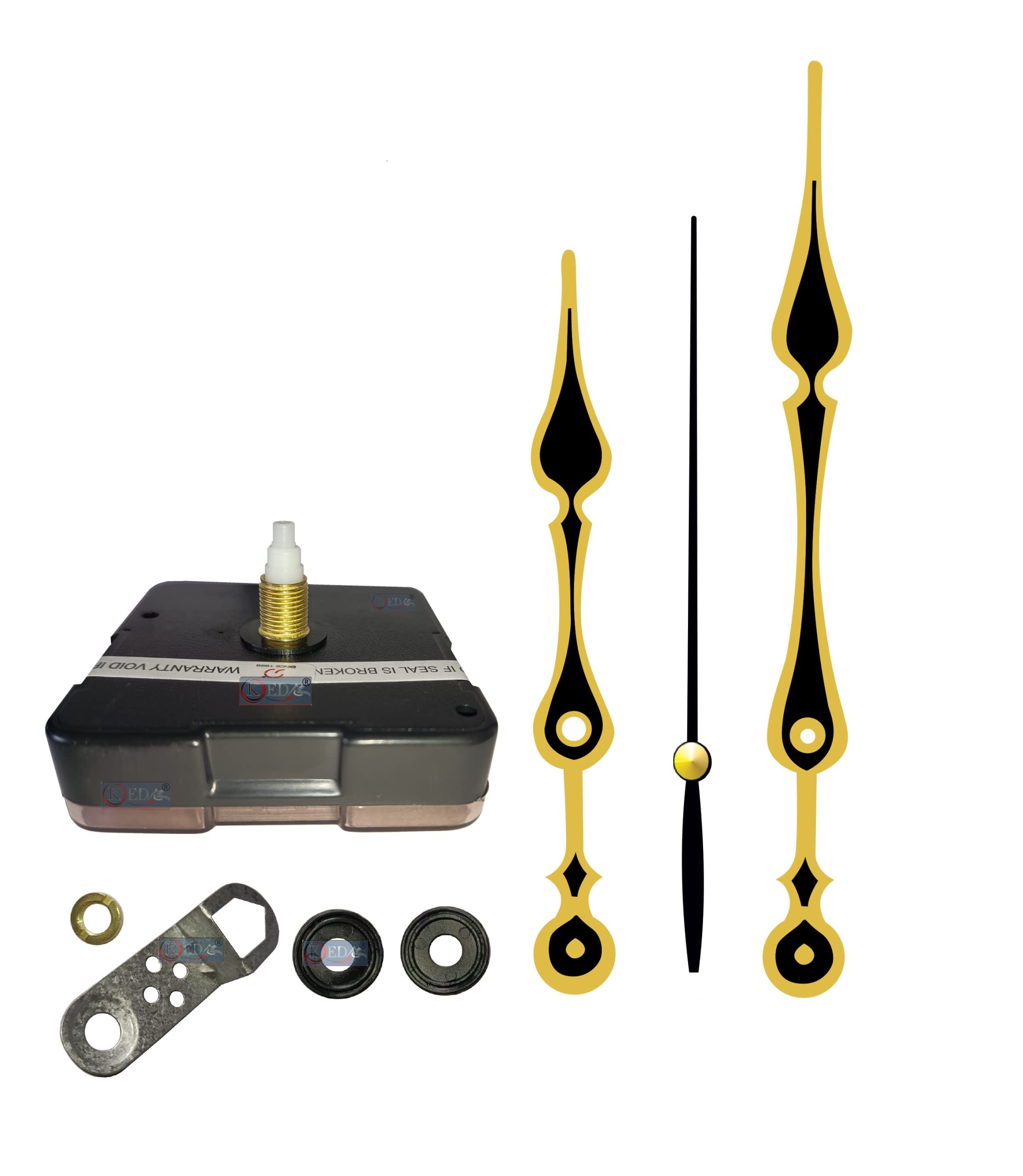 KEDAR® 16 mm Ticking Movement Machine for Wood, Resin, Marble Clock with Fancy Needles (Made in India) - S073-picture-13