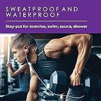 Vista 7 de CGM Overpatch Dexcom G7, Stelo Tan Center-Cut Design 25-Count Waterproof Adhesive Anti-Fray Easy Application & Removal Made in USA