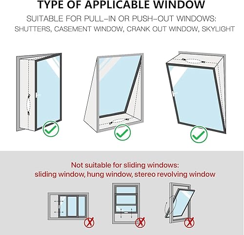 Miniatura 4 de gulrear Kit de sellado de ventana de aire acondicionado portátil compatible con Midea Duo Etc Inverter Ac 14000 BTU manguera en manguera portátil AC