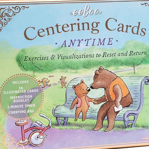 Miniatura 6 de eeBoo: Tarjetas de centrado en cualquier momento, ejercicios y visualizaciones para descansar y regresar, redirigir y enfocar a tu hijo, incluye 36