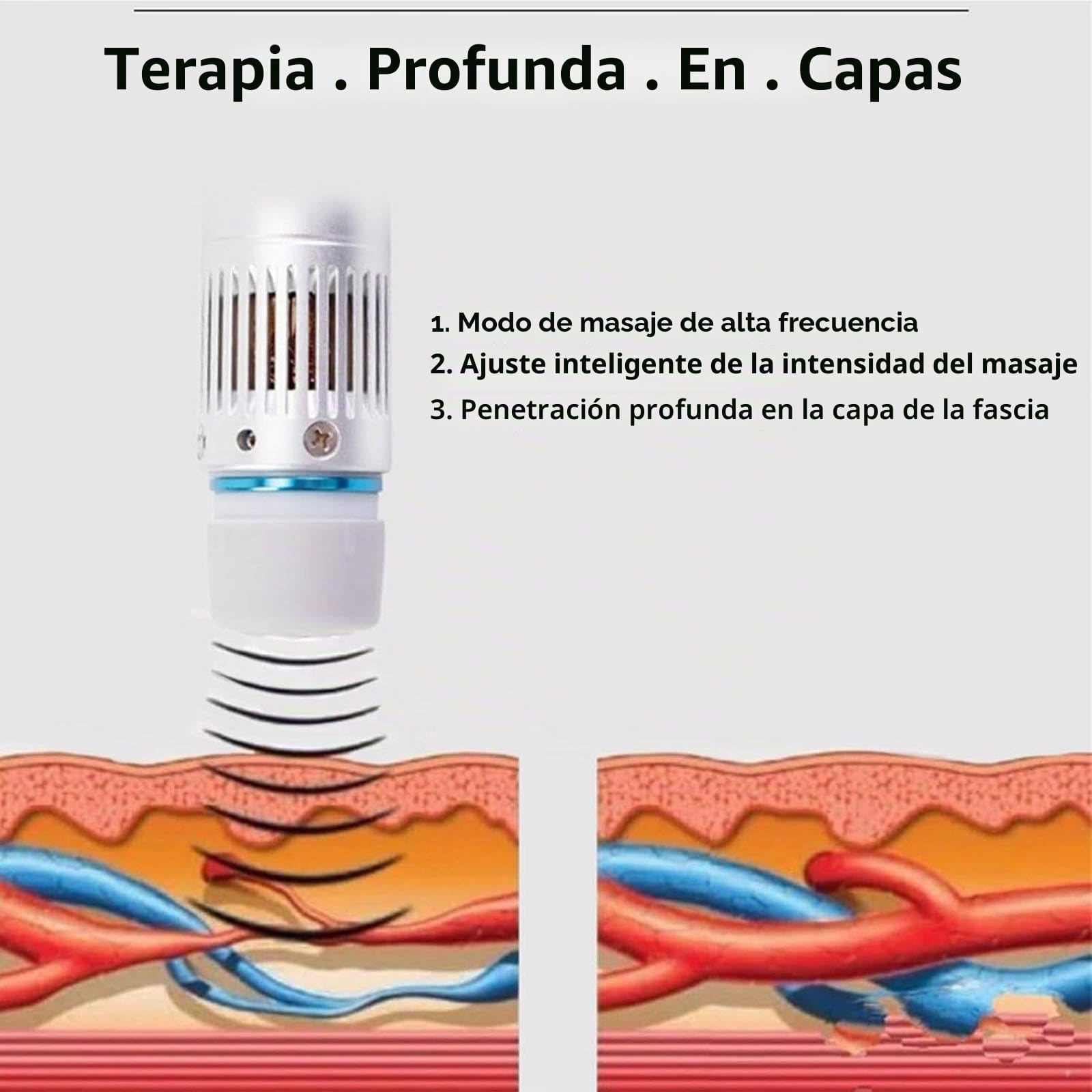 PixCy Máquina Portátil Terapia Ondas Choque,Máquina Terapia Ondas Choque,Masajeador Profesional Ed Dispositivo Terapia Ondas Choque Extracorpóreas,con 11 Cabezales De Masaje Diferentes