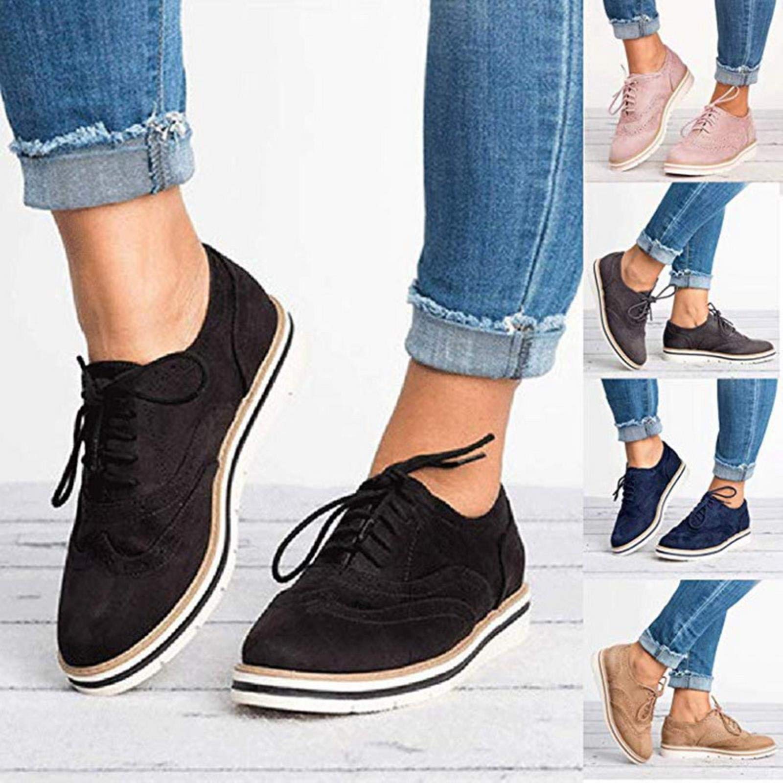 Mocassino Donna Comode Estive Mocassino Basse A Punta Primavera Offerta Mary Jane Senza Lacci Eleganti Morbidi Loafers Piatte Classico Sposa Mocassini Infermiera Leggere Antiscivolo Scarpe Da Ufficio - 6