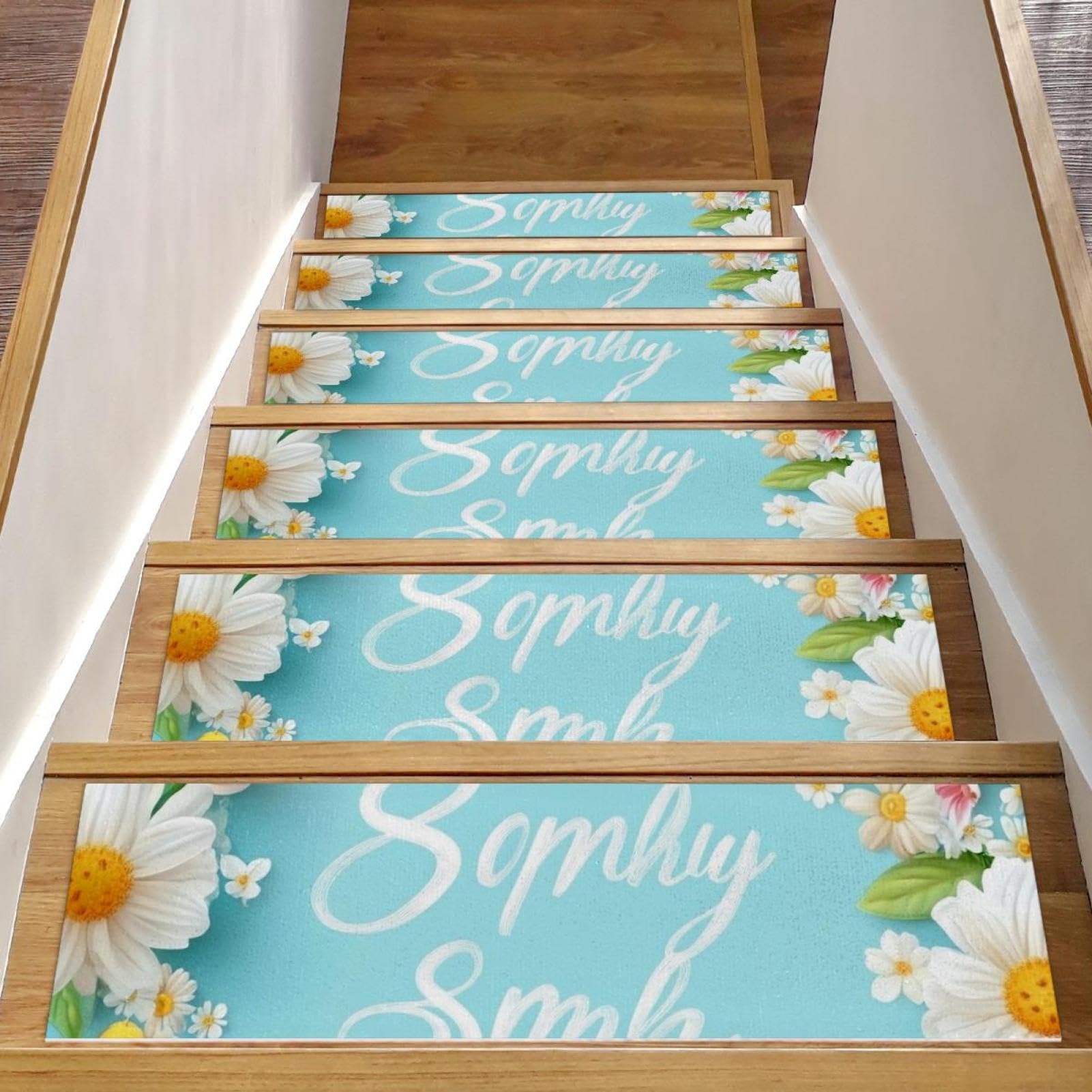 Tapis escalier antidérapant bois pour éviter les chutes des enfants et des animaux
