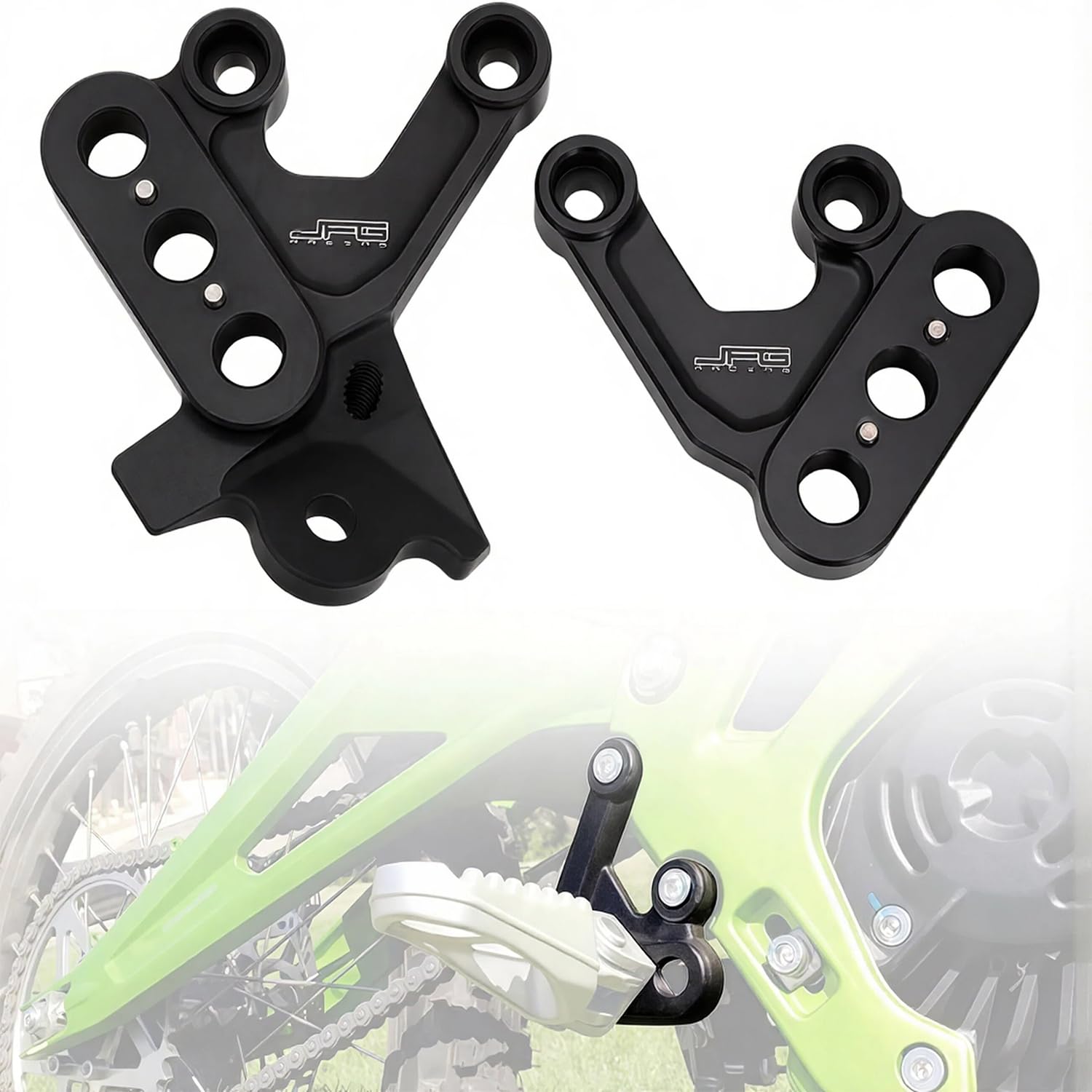 - Motorcycle Footbracket Sur Ron Foot Pegs Bracket CNC Billet T6-6061 Aluminum Dirt Bike Foot Rest Bracket For Light Bee Sur-Ron X/S