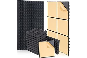 Self-Adhesive Acoustic Foam Panels for Soundproofing