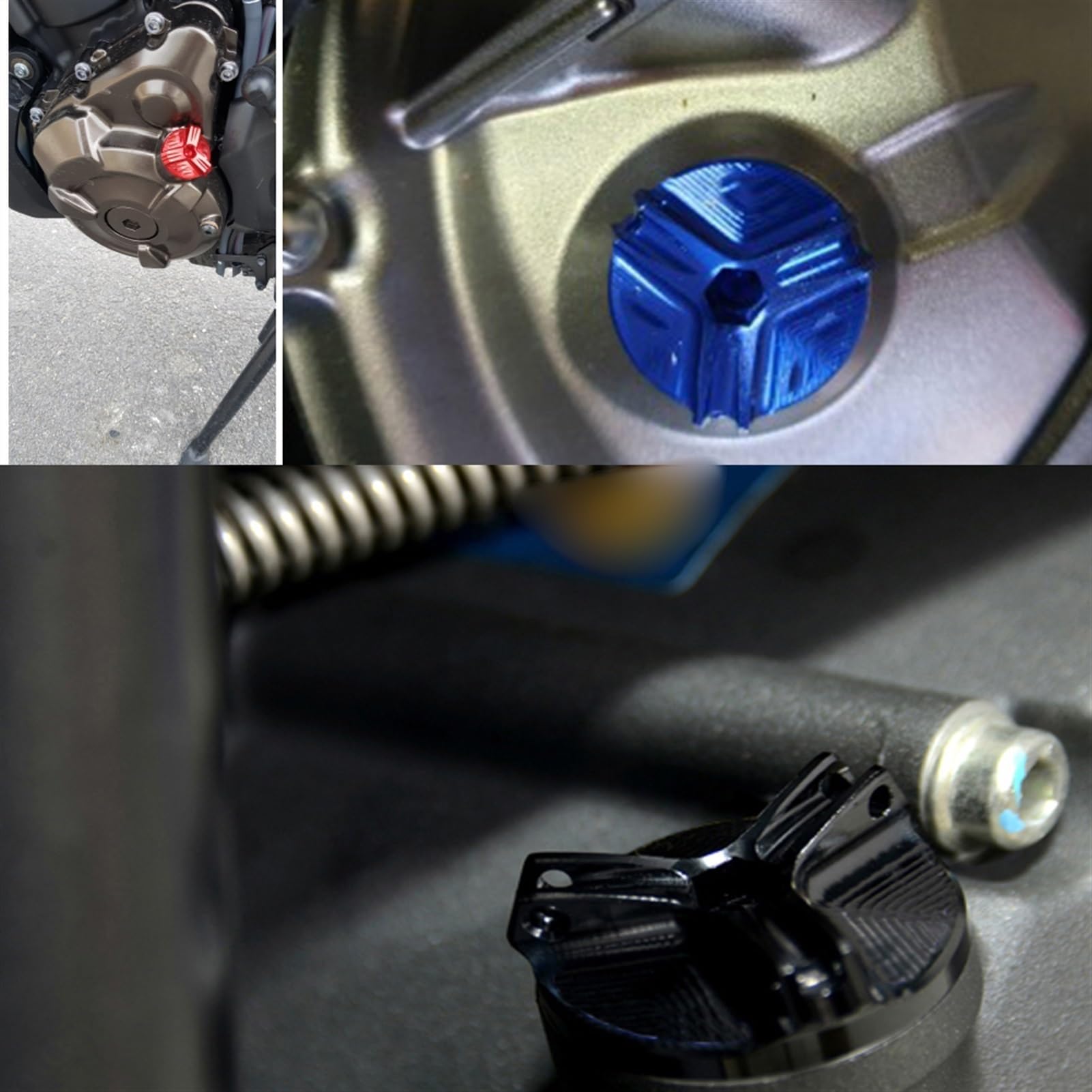 Bouchon De Remplissage D’huile Pour Honda CB1000R 2008-2018 - Aluminium CNC, Couleurs Au Choix, étanchéité Renforcée - 5