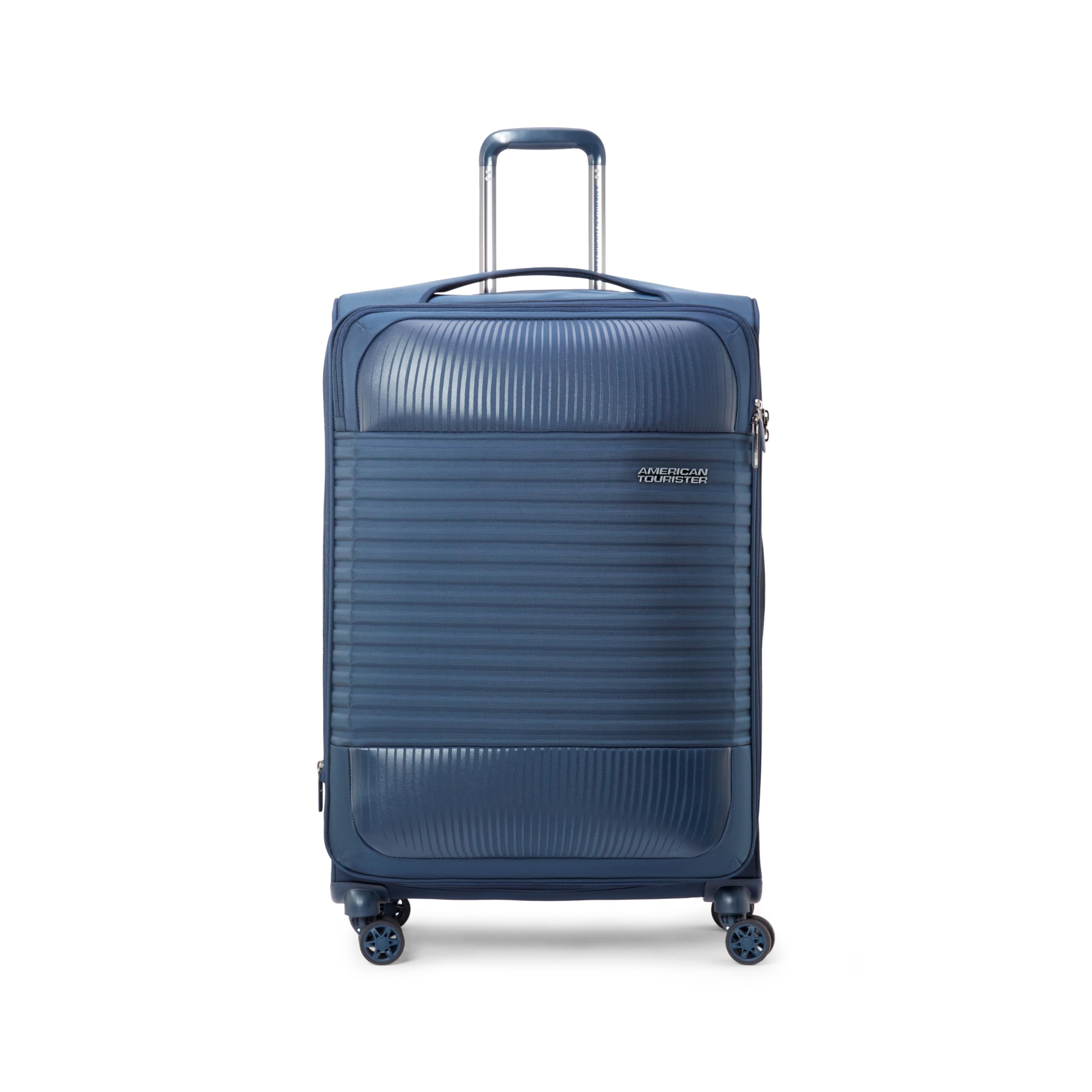 american tourister AMT FORNAX SP66CMTSA EN.BL Soft Side Luggage with TSA Lock, Complete Lining, Telescopic Trolly hande and 8 Smooth Gliding Wheels and Garment suiter, Laundry Bag and Shoe Bag-picture-21