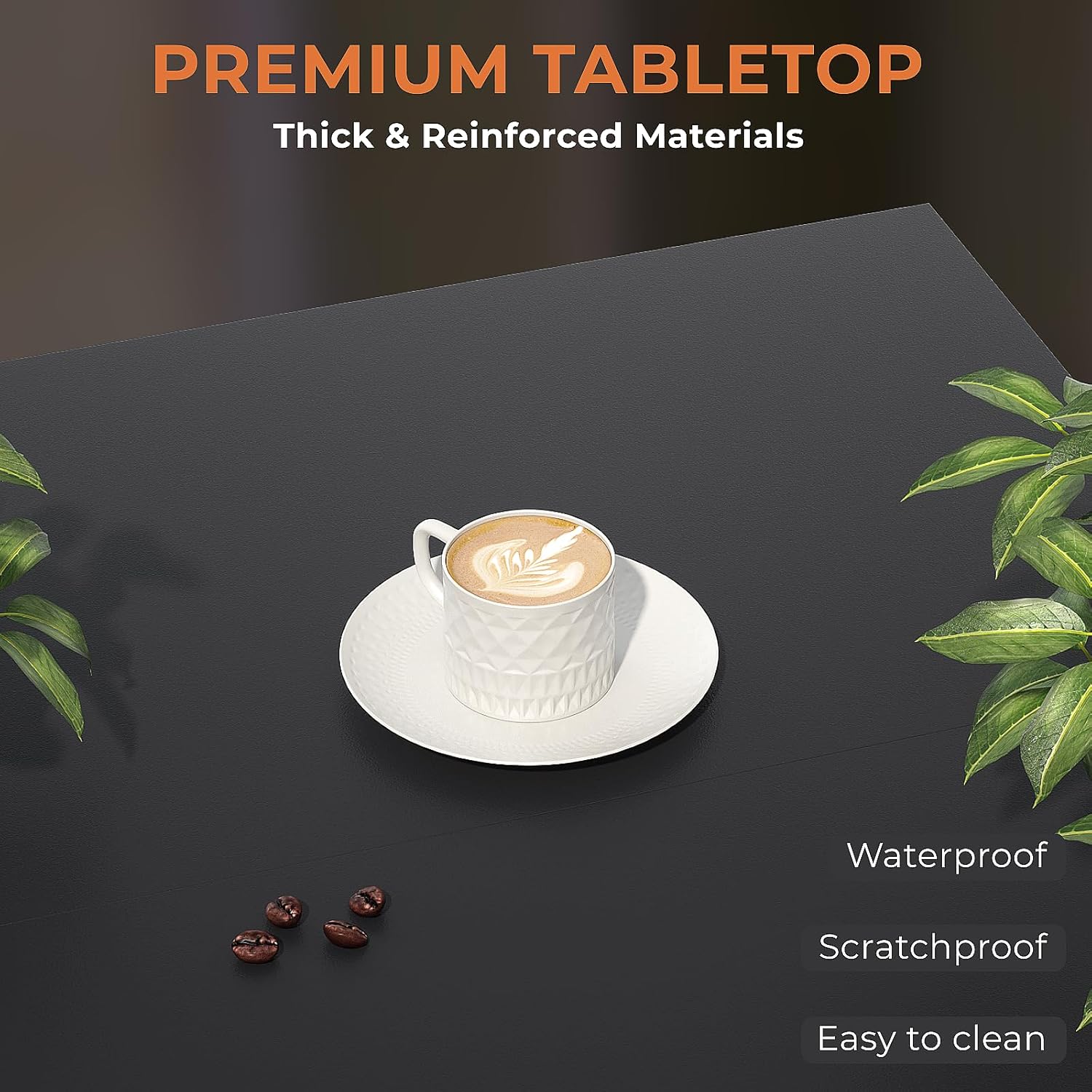 GreenForest Coffee Table with Storage, Small Coffee Table with Split Tabletop for Living Room, 27.6 inch Modern Square Sofa Table Center Table for Small Spaces, Easy Assembly, Black