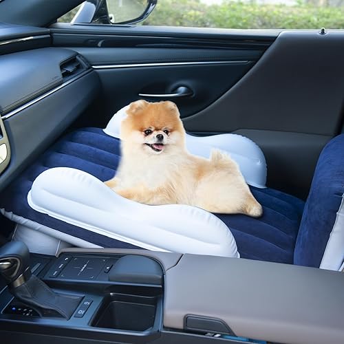 Miniatura 6 de MiiDD Cama inflable de viaje para niños pequeños, cama de avión para niños, cama de viaje para niños, cama portátil para niños, cuna de viaje,