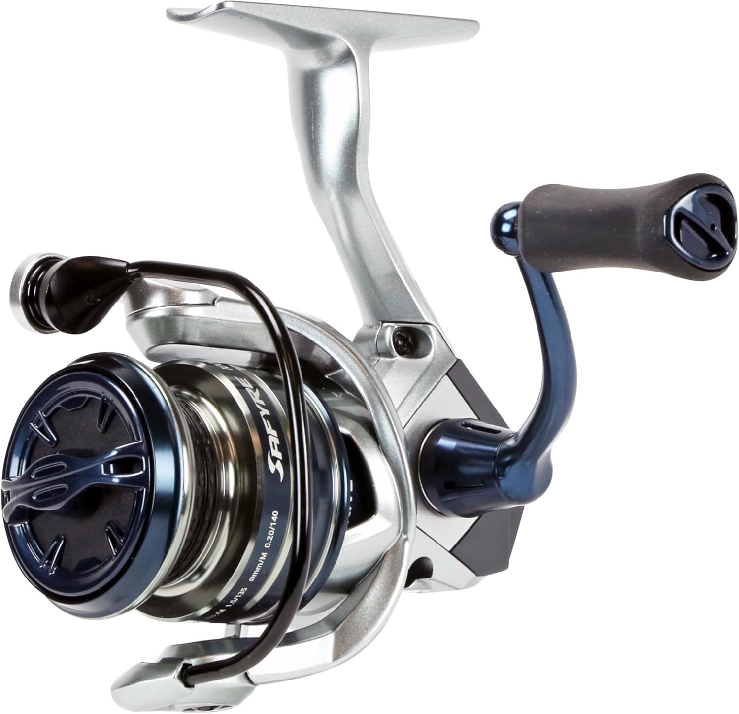 Okuma Safyre Spinning Reel for Freshwater & Inshore Fishing – Sealed IPX-3 Body, Carbonite Multi-Disc Drag, 8BB, HDG+ High-Density Gearing, SF-2500A