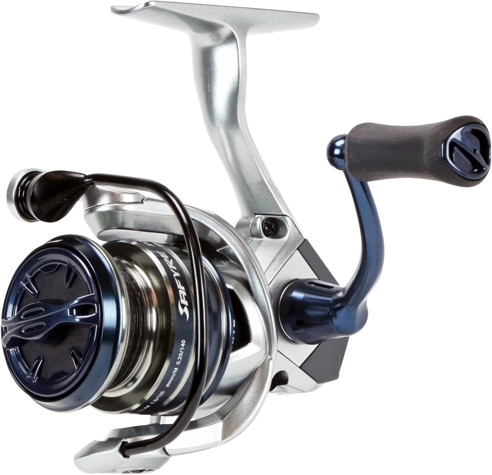 Safyre Spinning Reel for Freshwater & Inshore Fishing – Sealed IPX-3 Body, Carbonite Multi-Disc Drag, 8BB, HDG+ High-Density Gearing, SF-1000A