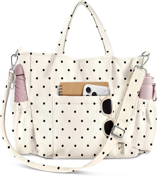 Miss Adola Corduroy Crossbody Tote Bag for Women