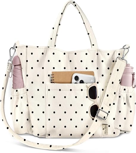 Miss Adola Corduroy Crossbody Tote Bag for Women