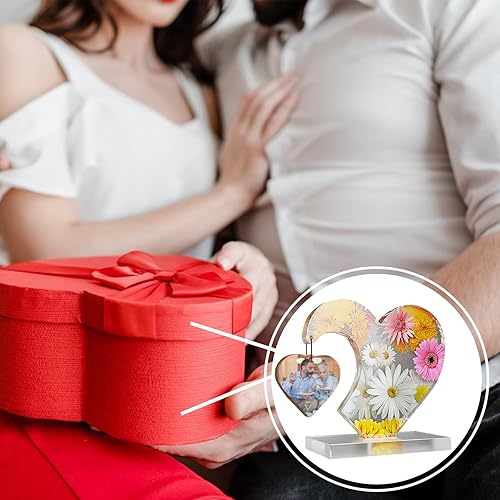 Miniatura 7 de Juego de moldes de resina con marco de fotos de corazón 3D, marcos de fotos con forma de amor, moldes de silicona, molde de fundición epoxi para