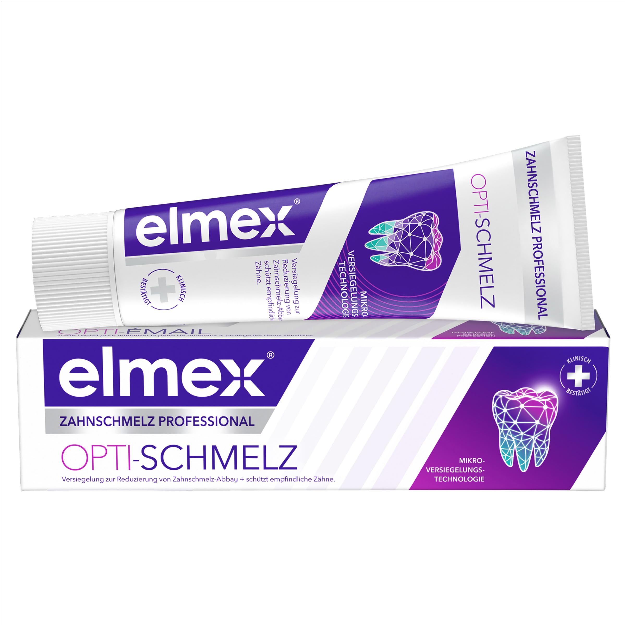 Elmex Opti-schmelz professional Zahnpasta Versiegelung und Stärkung, 75 ml Pasta do zębów