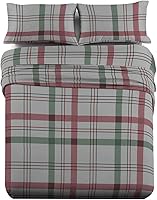 Vista 15 de Royal Tradition Juego de sábanas de franela pesada, 100% algodón, tamaño individual extra largo XL, 3 piezas, estampado de ciervos navideños, 6.00