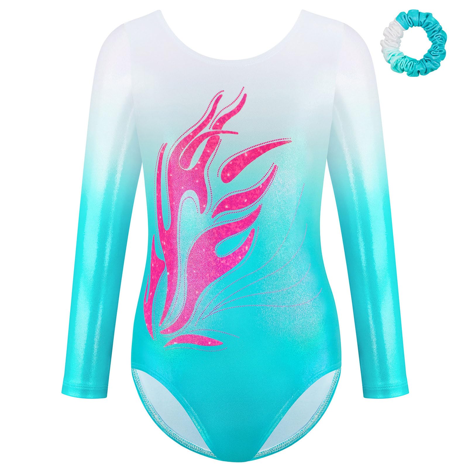 Maillot Gimnasia Ritmica,Maillot De Gimnasia Ritmica,Maillots De Gimnasia,Leotardo De Danza De Ballet,Prendas Ajustadas For Ballet,Manga Larga,para Gimnasia,Danza Atletismo