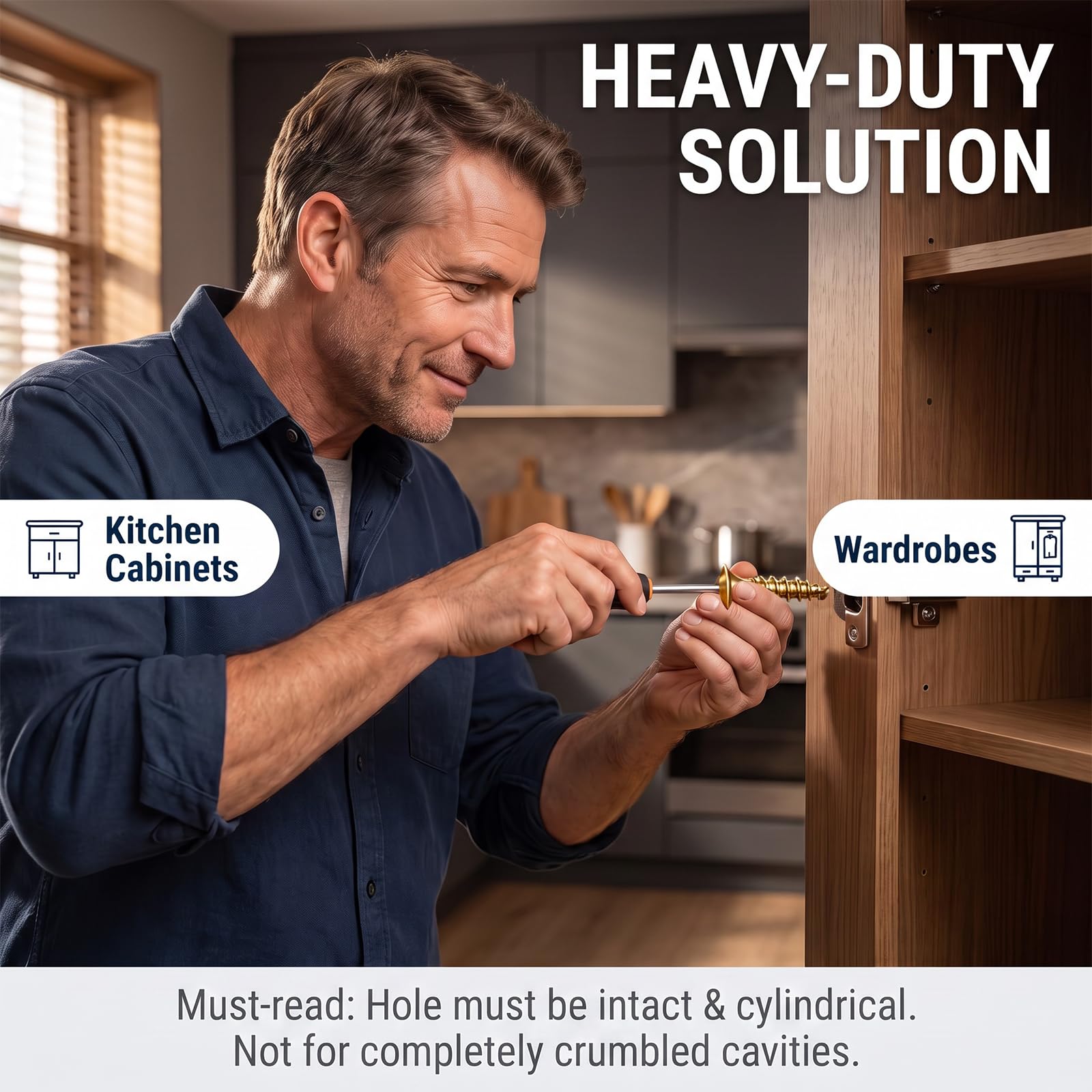 Hinge Repair Screws - Fix Stripped Holes -7
