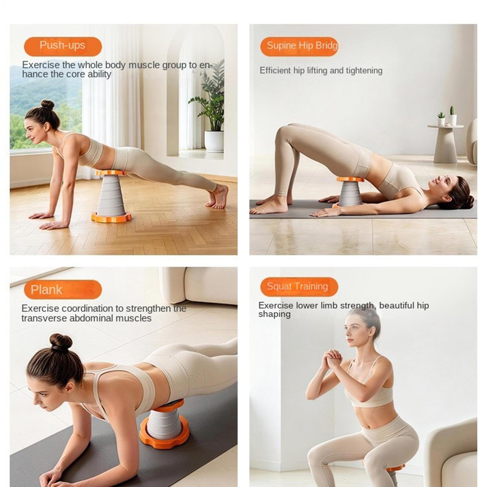 Generisch Push Up Bars silne sprężyny wspomagające talię | Podpórka do pompek nadaje się do ćwiczeń dla początkujących ćwiczeń wzmacniających mięśnie brzucha i