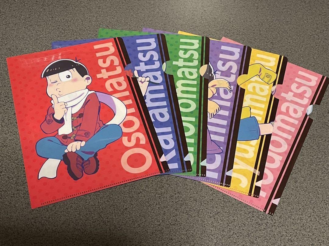 おそ松さん×セブンイレブン コラボ クリアファイル 全6種コンプリートセット レア】おそ松さん セブンイレブンキャンペーン クリアファイル