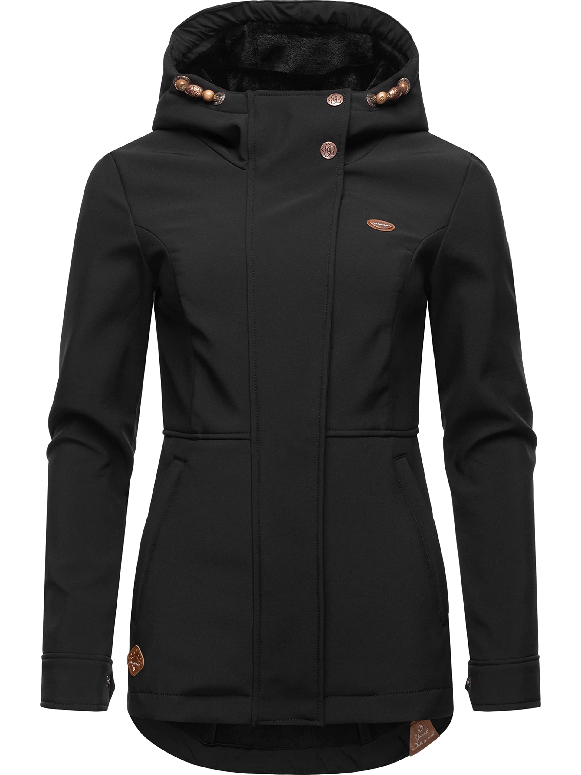 Ragwear Yba Veste softshell d'hiver pour femme avec capuche XS-XXL
