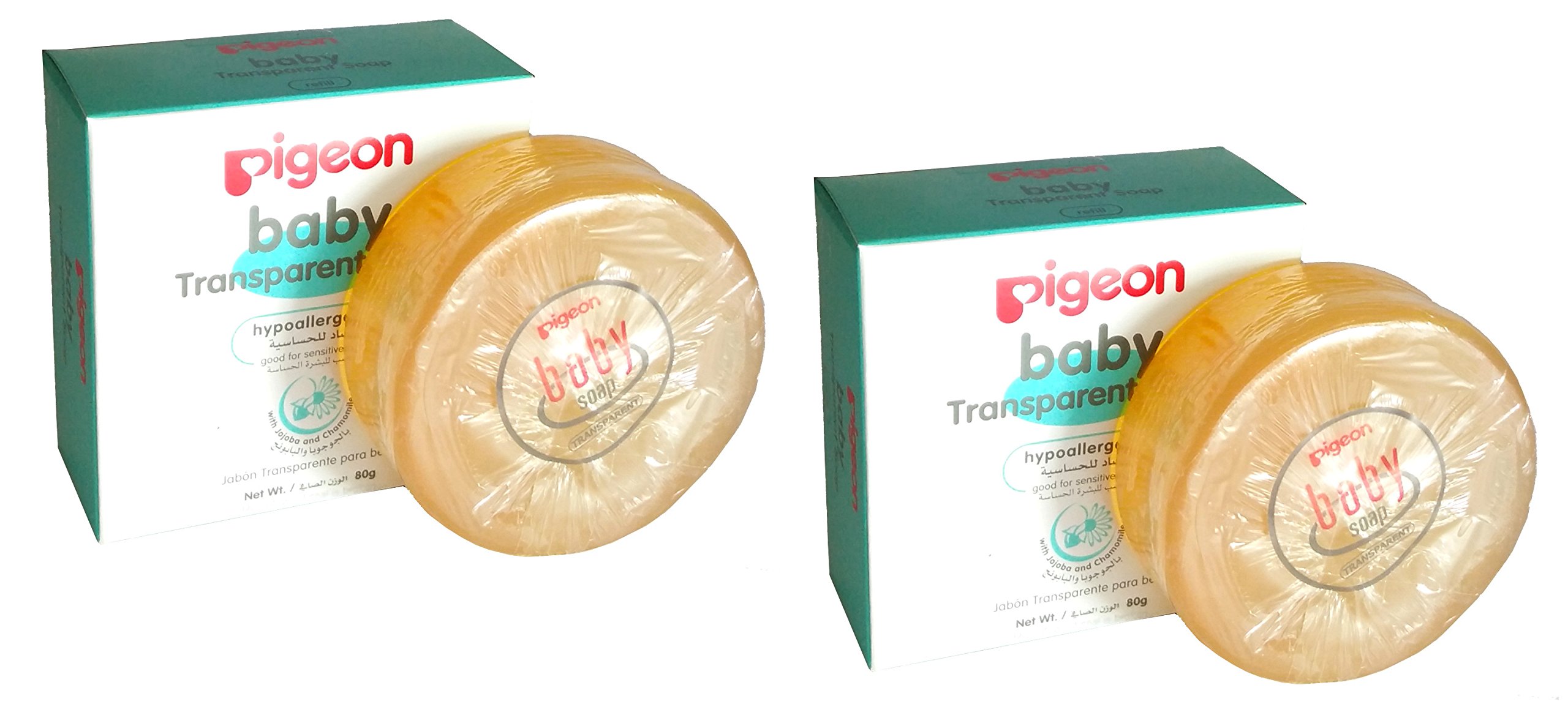 pigeon transparent soap