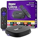 Roku Ultra - Ultimate Streaming Player - 4K Streaming Device for TV with HDR10+, Dolby Vision & Atmos - Bluetooth & Wi-Fi 6- Rechargeable Voice Remote Pro with Backlit Buttons - Free & Live TV