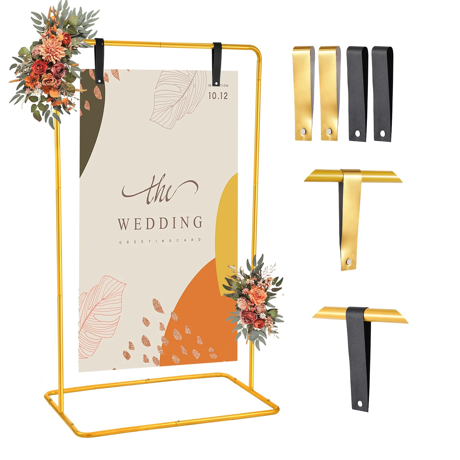 Amazon.com: Nisoger Wedding Welcome Sign Stand, 68”x31”x 20” Heavy
