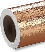 Vista 10 de HTVRONT Vinilo permanente metálico texturizado, 12 pulgadas x 6 pies, vinilo autoadhesivo cromado dorado champán compatible con máquina de corte