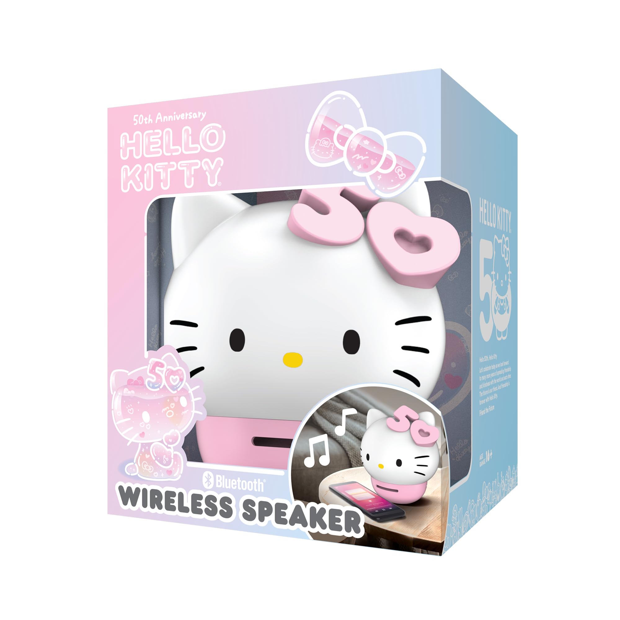 Hello Kitty 50th Anniversary Bluetooth Wireless Speaker