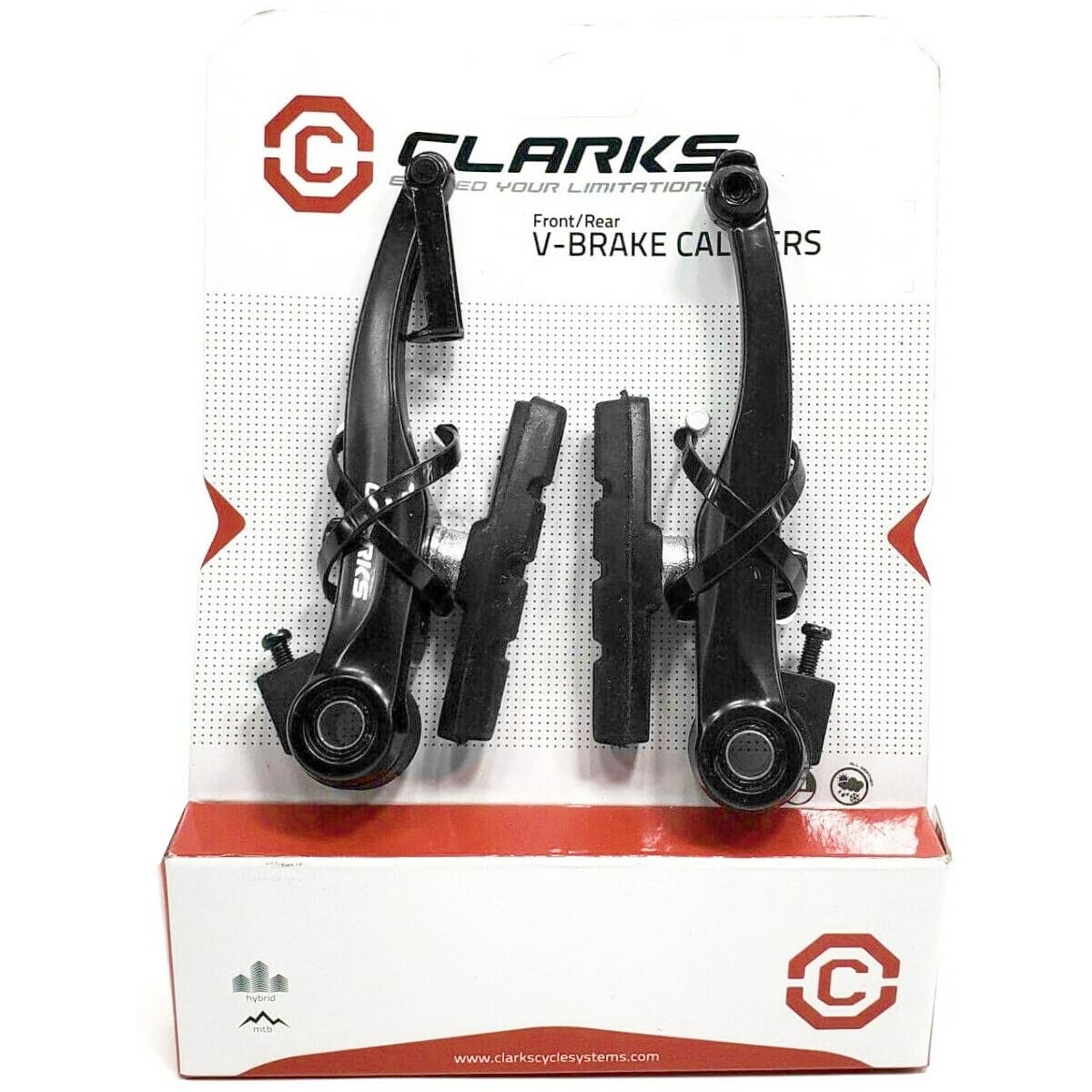 Clarks Brake Caliper V 960DX 110mm Front or Rear Black - CLK-960DX