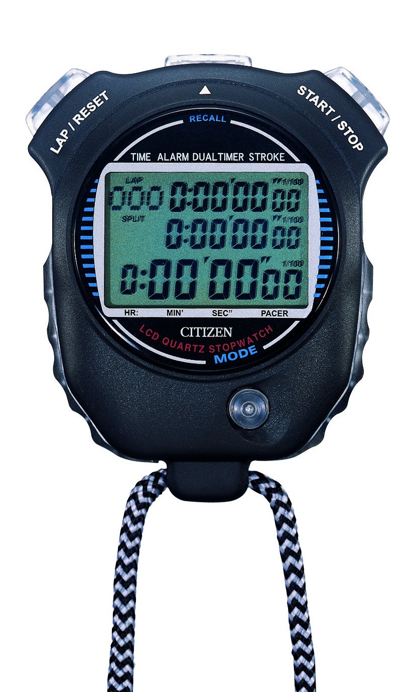 トーエイライト デジタルストップウォッチ 20:00 リズム ストップウォッチ060 デジタル表示(黒) 8RDA60DA02