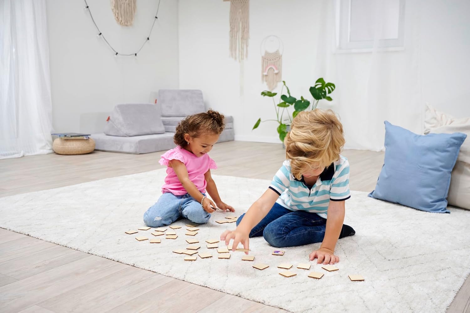 Eichhorn - Peppa Pig memo game with 40 stones with 20 motifs, promotes concentration and memory, 4 x 4 cm, 100% FSC certified lime plywood, from 4 years