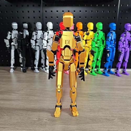 Miniatura 2 de Figura de acción T13, figura de acción impresa en 3D de Titan 13, figura de acción Lucky 13, figura de acción Nova 13, figura de acción Dummy 13