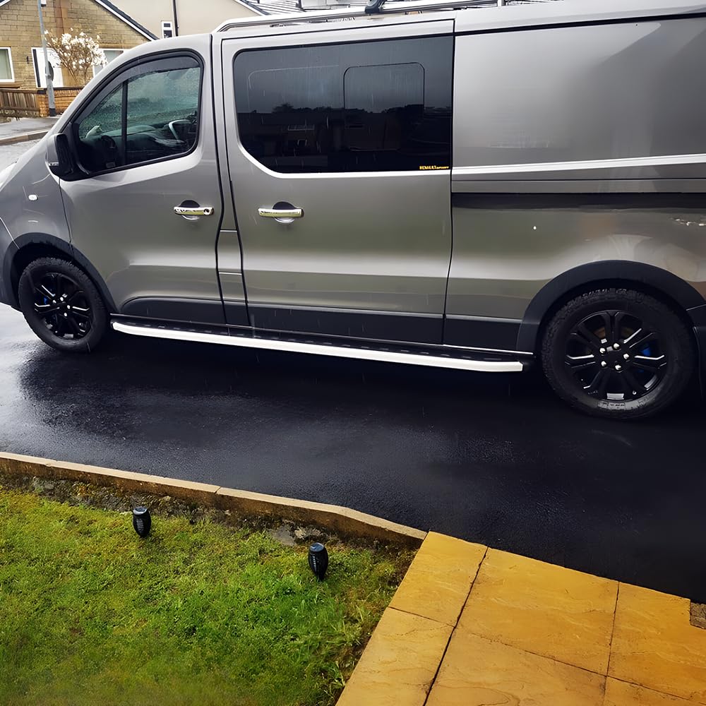 Radlaufschutz Radlaufleisten compatible con RENAULT Trafic Larga distancia entre ejes 2014 hasta 2018 10 piezas con ABE TÜV