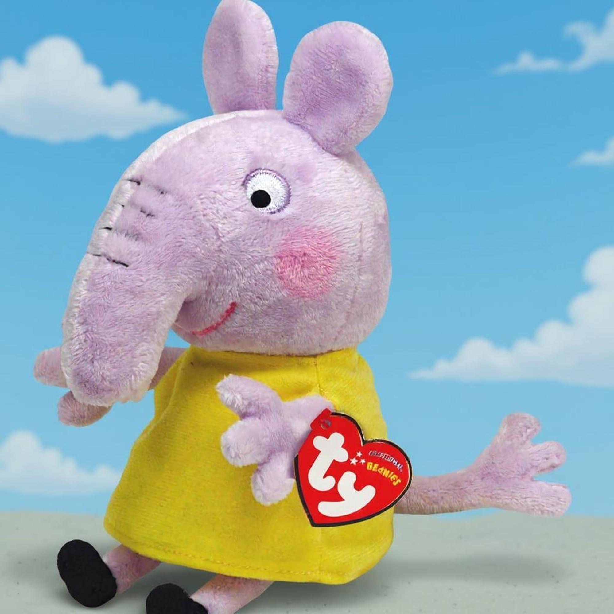 TY Peppa Pig Beanies 6-Teile-Set – Peppa, George, Rebecca, Freddy, Candy und Emily – Weiches Plüschtier für Kinder – Sammelbare Stofftier Plüschtiere – Kuschelige Spielzeuge für Kinder