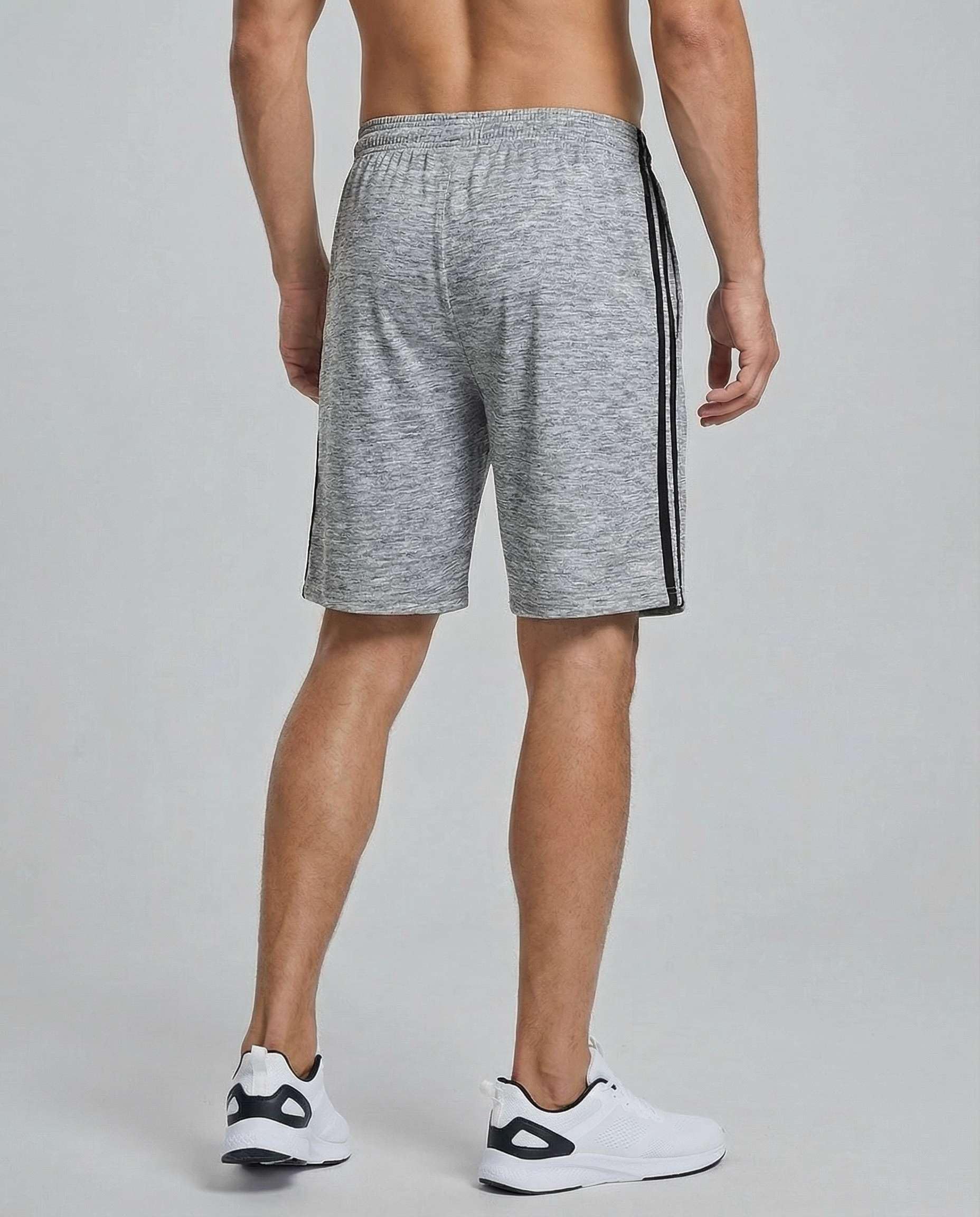 Real Essentials Men’s 5 Pack: 9" Dry-Fit Shorts – Athletic Gym, Workout, Basketball, Running, Casual Lounge Active Pockets, Set 3, XL