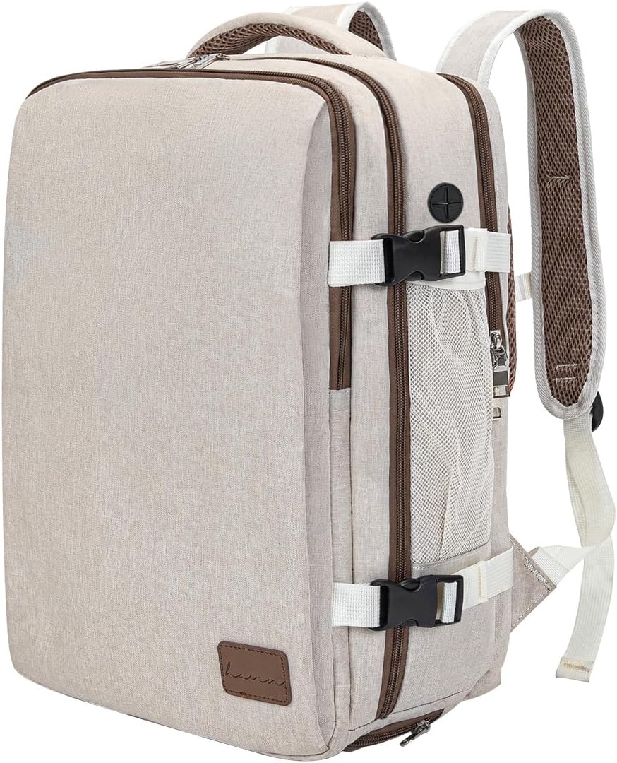VMIKIVTravel Backpack Cabin Size Womens Laptop Backpack Mens for Ryanair Cabin Bags Casual Daypack for Hiking,Work,Carry On Bag for Wizz Air, for Easyjet, for 15.6 Inch Laptop