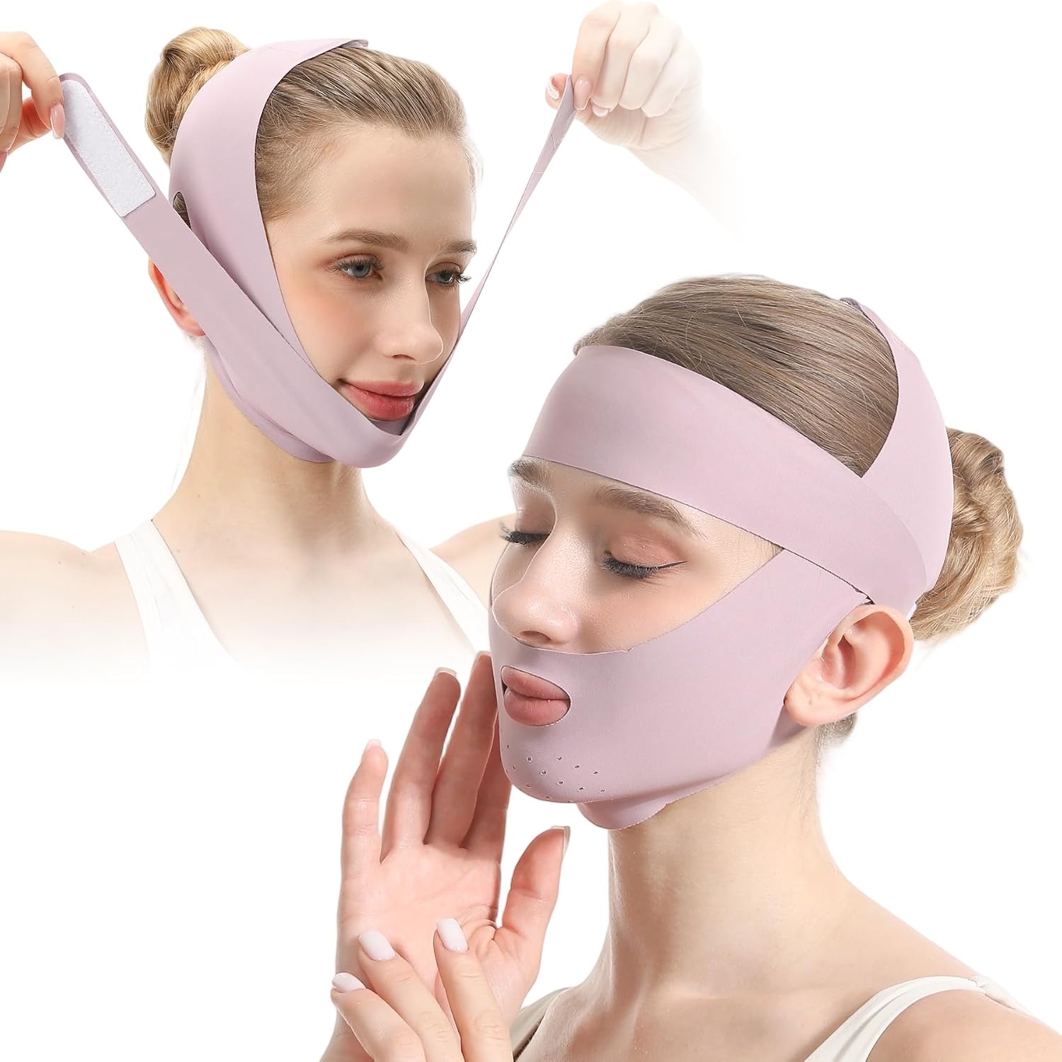 Face Lift Belt Forehead Lift Band - V-Shaped Comfort