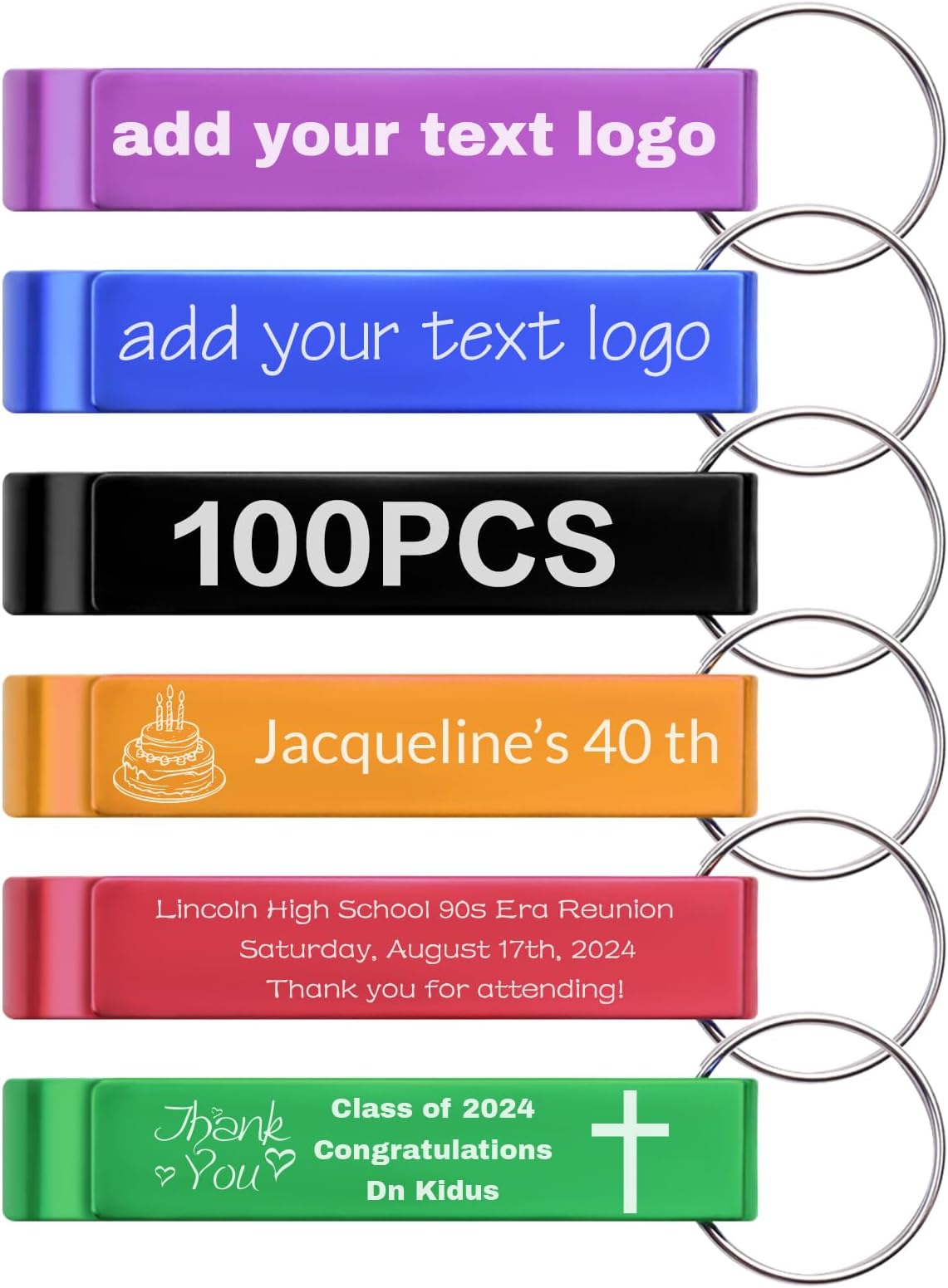 Customized bottle opener keychain