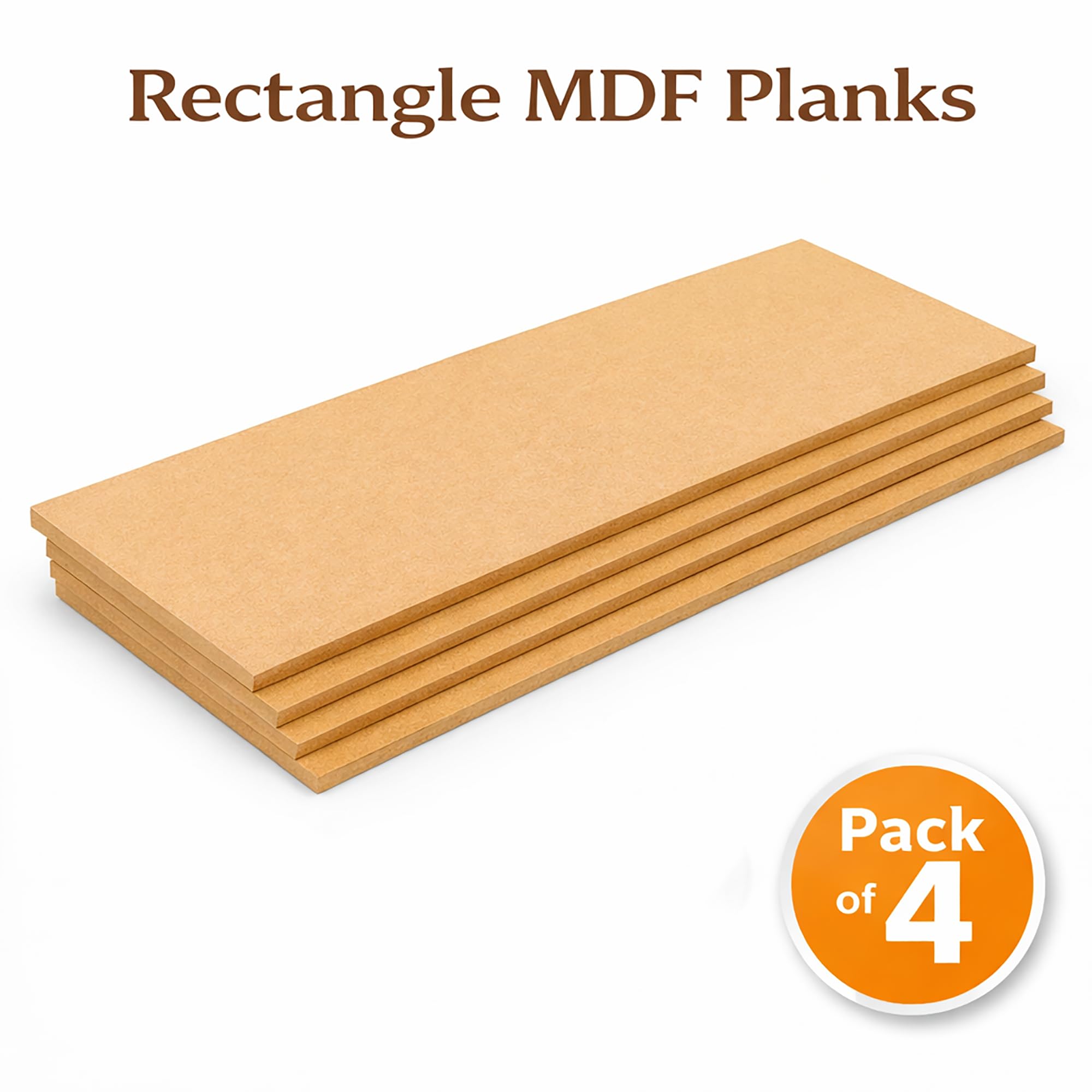 Rectangle MDF Board for DIY Art & Craft Base, Painting, Mandala