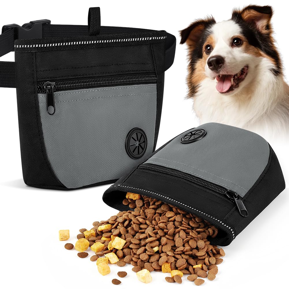 OFFCUP Dog Treat Pouch and Training Clicker, Upgrade Dog Treat Bag