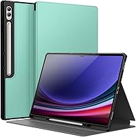 Vista 8 de JETech Funda para Samsung Galaxy Tab S10 Plus/Tab S9 Plus de 12.4 pulgadas con soporte para S Pen y funda protectora para tableta, diseño de folio