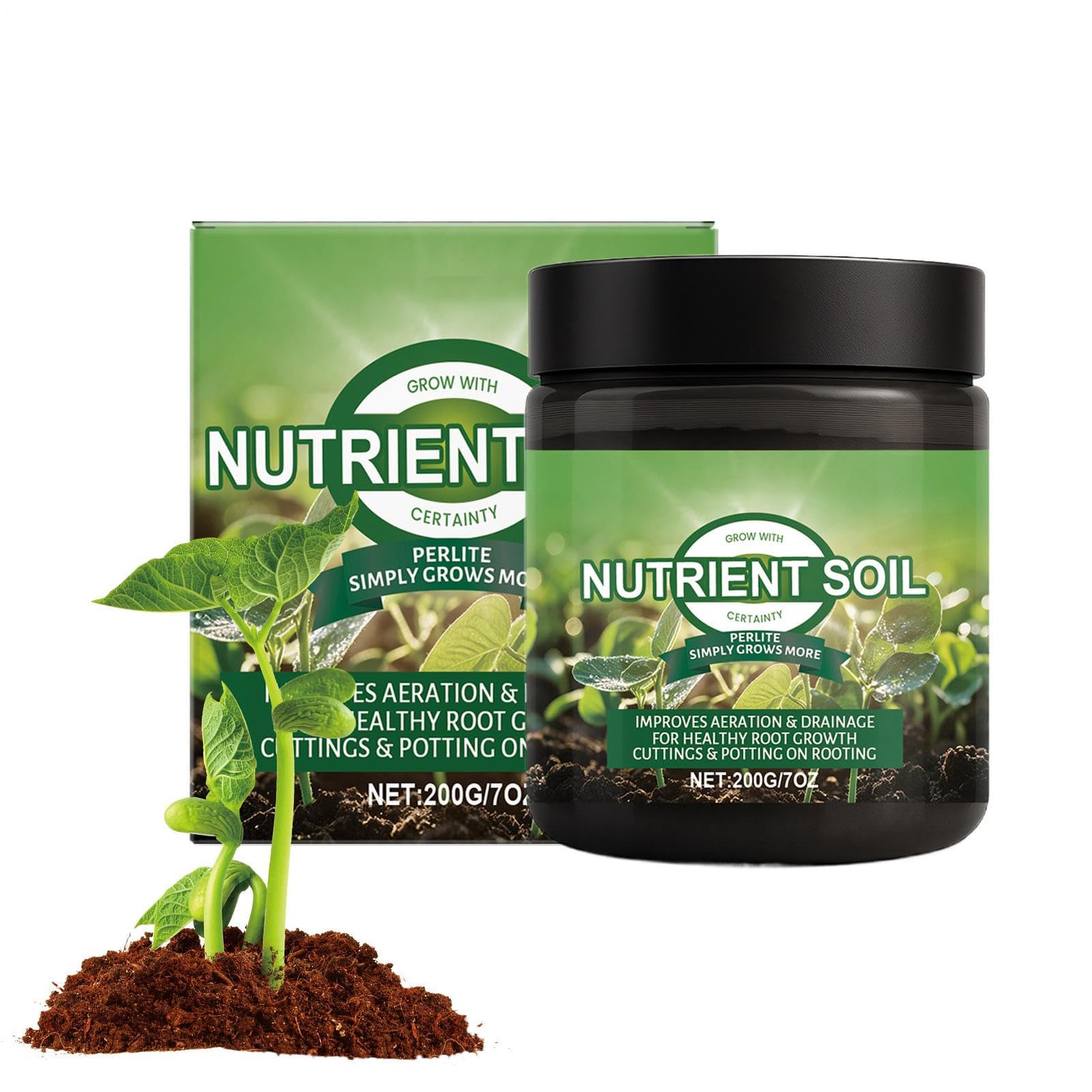 Soil Revitalizer - Safe Promotes Root Growth Gentle Safe - Soil Revitalizer for Plants | for Courtyard Balconies Terraces Lawn Garden Backyard Farm