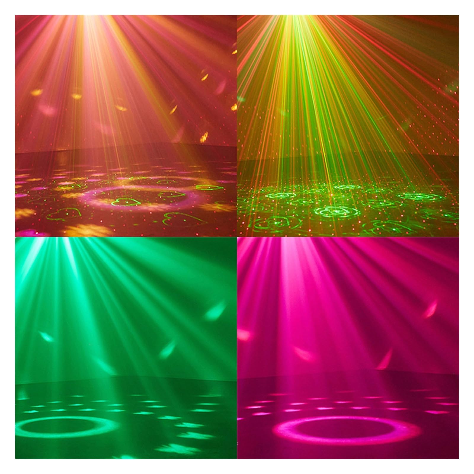 RGB Disco DJ wiązka światła projektor scenicznego zdalny stroboskop efekt oświetlenia Xmas Party Holiday Halloween Lights Na imprezy i do klubów